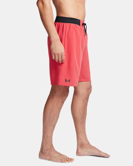 Men's UA Comfort Waistband Notch Shorts, Red, pdpMainDesktop image number 2